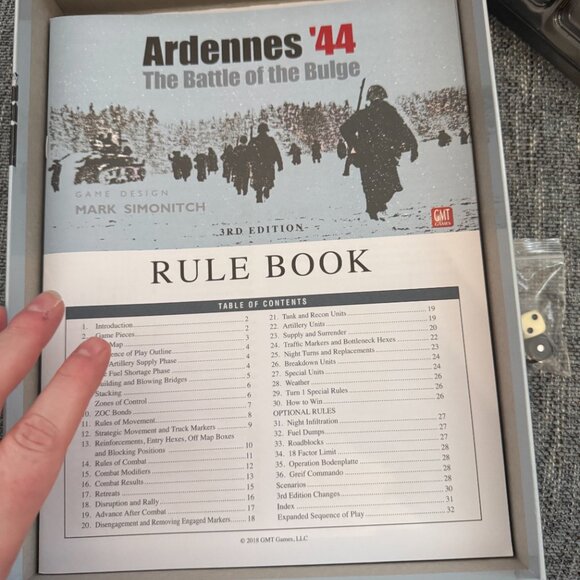 Ardennes '44: The Battle of the Bulge (opened, unpunched) GMT Games - Picture 14 of 15